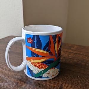 Vintage Hilo Hattie Coffee Cup Mug Hawaii Tropical 1999 Coffee